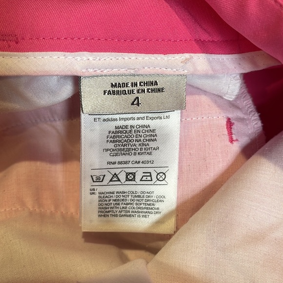 Adidas Womens Climalite pink shorts 5 inch inseam - Picture 6 of 7